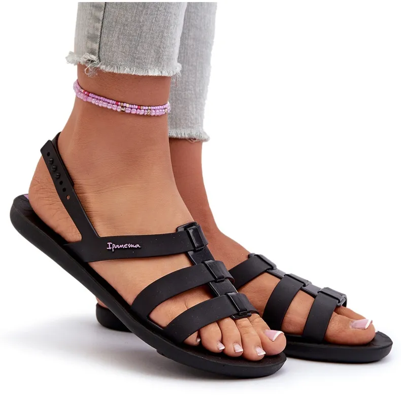 Women's flat sandals 83516 Ipanema Style Sandal Fem Black