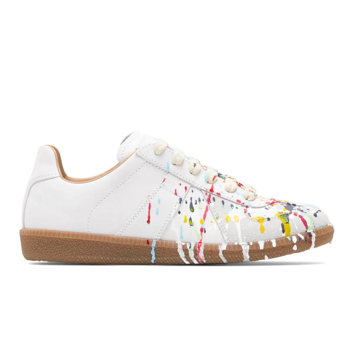 WOMENS PAINT REPLICA SNEAKERS WHITE/POLLOCK MULTI | Bodega