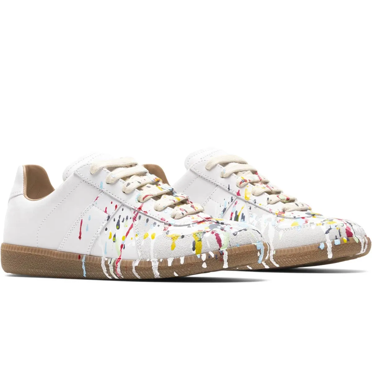 WOMENS PAINT REPLICA SNEAKERS WHITE/POLLOCK MULTI | Bodega