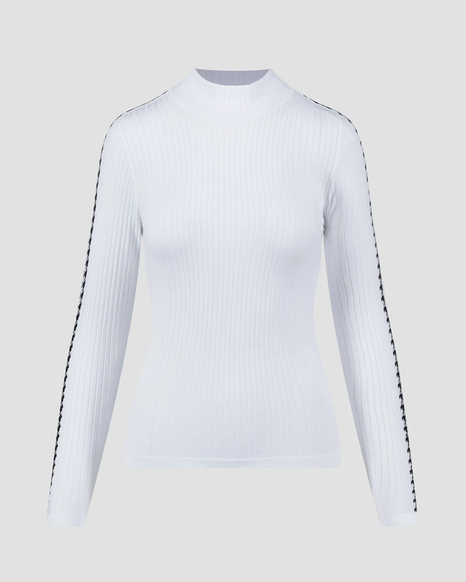 Women’s white technical turtleneck Newland Lisitea N46396-91